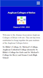 Mobile Screenshot of anglicancollegesofbelize.org